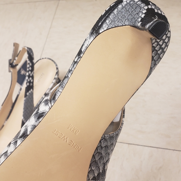 Ninewest snakeskin slingback - Picture 3 of 3